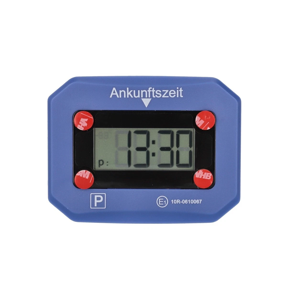 Elektronische Parkscheibe E1 – KBA-zugelassen, digital, blau