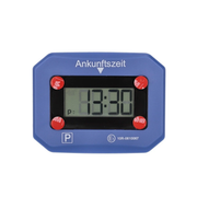 Elektronische Parkscheibe E1 – KBA-zugelassen, digital, blau
